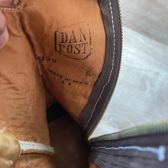 Vintage Dan Post Cowboy Boot size 5.5 (coastal cowgirl) - Picture 4 of 16